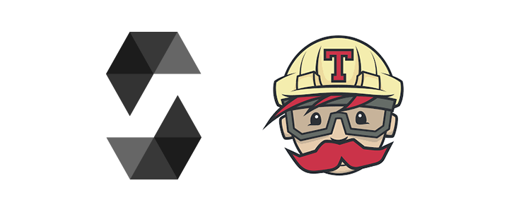 smart contracts - solidity and travis logos