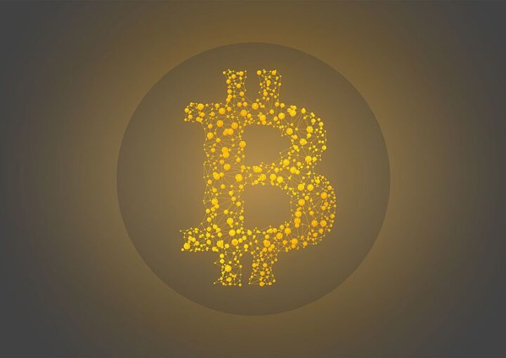 Bitcoin depicted as a network