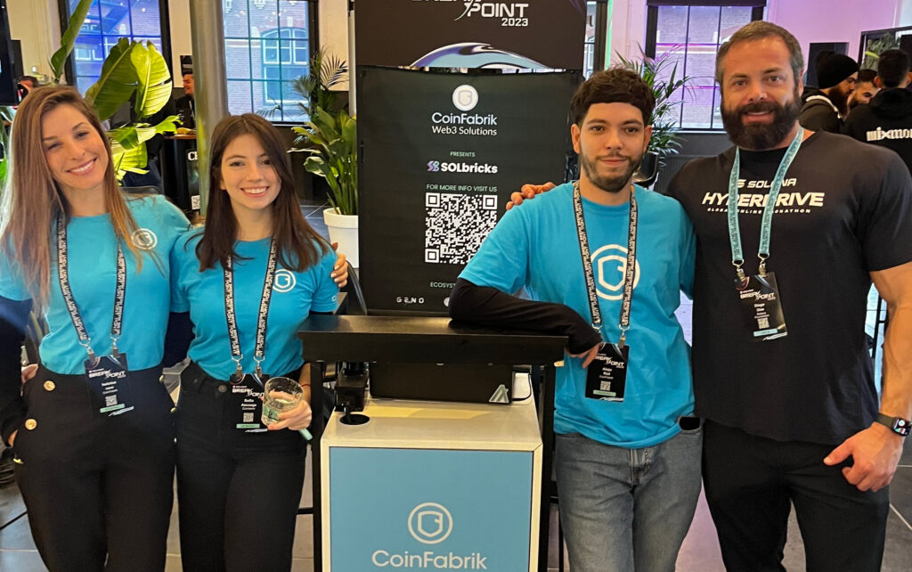 Coinfabrik Team at Solana Breakpoint in Amsterdam
