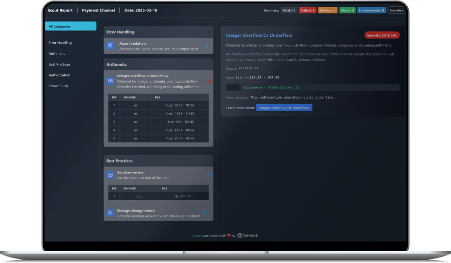 scout cli gui